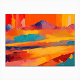 Abstract Landscape Painting 6 Canvas Print