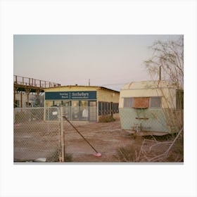 Bombay Beach Reality on Film 1 Canvas Print