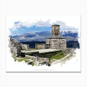 Gjirokastra Castle, Gjirokastra, Albania Canvas Print