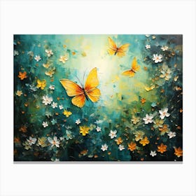 Butterfly Painting Canvas Print