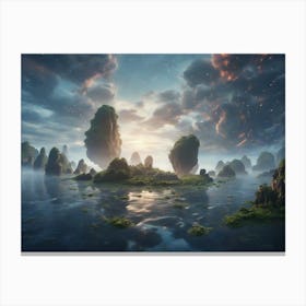 Aeolian Landscape Canvas Print