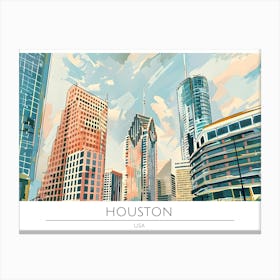 Houston Skyline Canvas Print