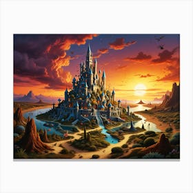 Castle In The Sky Canvas Print