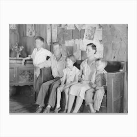 Untitled Photo, Possibly Related To Family Of Fsa (Farm Security Administration) Client And Former Canvas Print