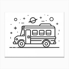School Bus Canvas Print