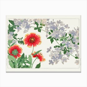 Japanese Flowers Canvas Print