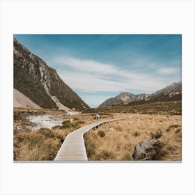 Boardwalk In New Zealand Canvas Print