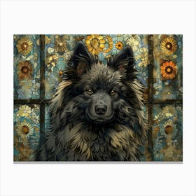 Keeshond Fine Art Portrait 1 Canvas Print