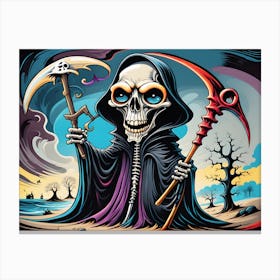 Grim Reaper Canvas Print