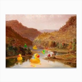 Rubber Duck Day Canvas Print