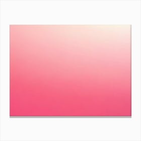 Soft Pink Gradient Background Canvas Print