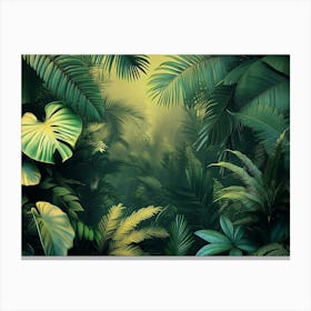 Jungle Background 2 Canvas Print