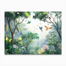 Art Trees Forest Canvas Print