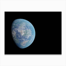 Earth From Space 5 Canvas Print