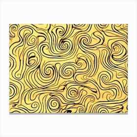 Abstract Swirls 2 Canvas Print