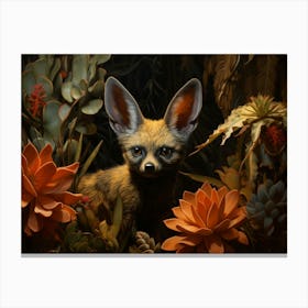Bat Eared Fox 3 Canvas Print