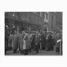 Untitled Photo, Possibly Related To Scene On 7th Avenue Near 38th Street, New York City By Russell Lee 1 Canvas Print