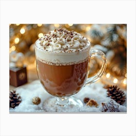 Christmas Latte Canvas Print