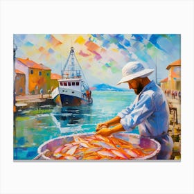 Fisherman Canvas Print