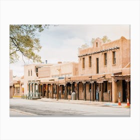 Santa Fe Shops Canvas Print