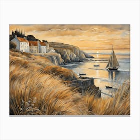 European Coastal Painting (55) Canvas Print