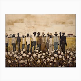 Cotton Field Canvas Print