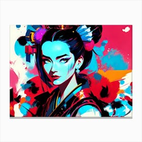Geisha 111 Canvas Print
