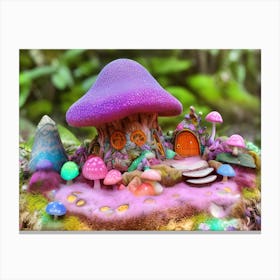 Fairy Garden House  Canvas Print