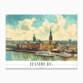 Hamburg Cityscape Canvas Print