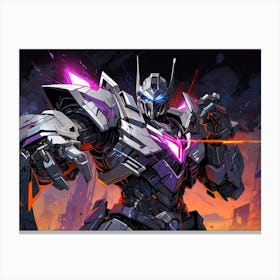 Transformers The Last Knight 14 Canvas Print