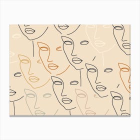 Portraits Of Women Canvas Print