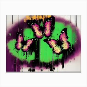 Three Butterflies 2 Canvas Print