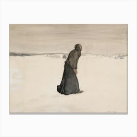 Death´S Walk, 1896, By Magnus Enckell Canvas Print