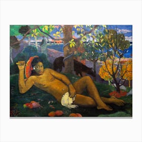 Te Arii Vahine (The Queen, The King S Wife) (1896), Paul Gauguin Canvas Print