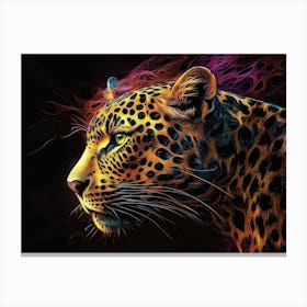 Leopard Animal Abstract 1 Canvas Print