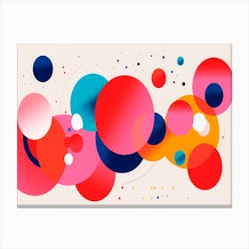 Abstract Circles 7 Canvas Print