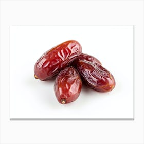 Dates On A White Background 5 Canvas Print