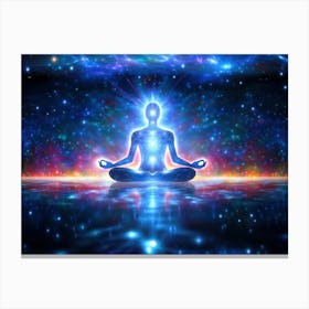 Yoga Man Canvas Print