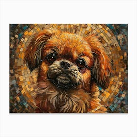 Pekingese Fine Art Portrait 2 Canvas Print