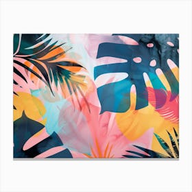 Tropical Leaves 7 Canvas Print