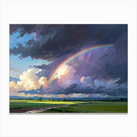 Rainbow In The Sky 10 Canvas Print