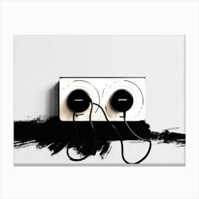 Black And White Wall Art Canvas Print