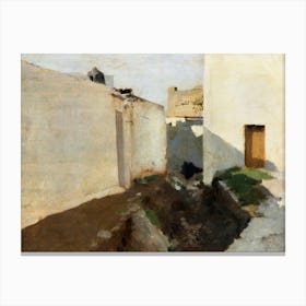 White Walls In Sunlight, Morocco, John Singer Sargent Canvas Print