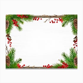 Christmas Frame 7 Canvas Print