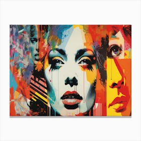 'The Face Of Women' Canvas Print