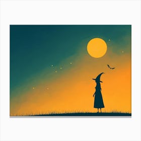 Halloween 4x3 Canvas Print