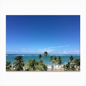 Beach Views in Puerto Rico 2 Canvas Print