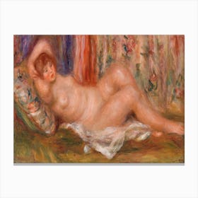 Nude Woman Reclining, Pierre Auguste Renoir Canvas Print
