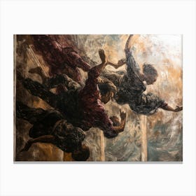 Contemporary Artwork Inspired By Tintoretto 3 Canvas Print