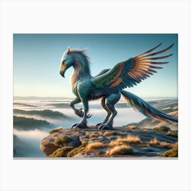 Bird Horse Canvas Print